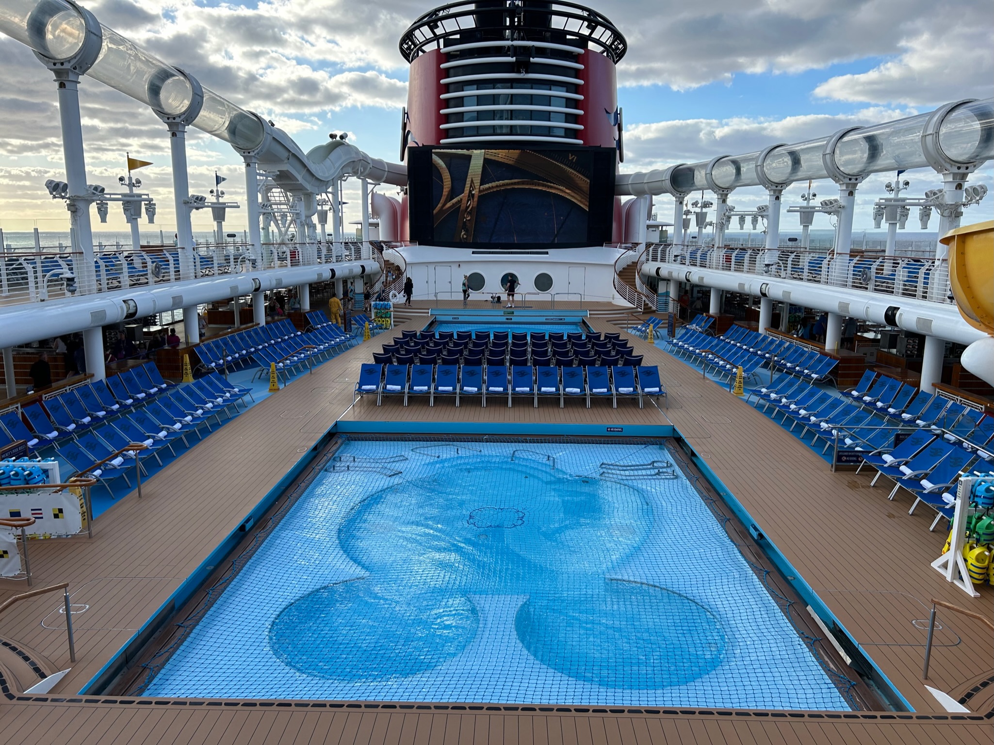 Pool Deck on Disney Fantasy